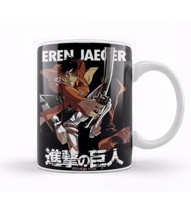 Attack On Titan 1 Eren Jaeger Edition Kupa Bardak Porselen