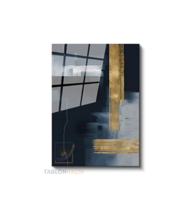 Dikey Cam Tablo Salon Duvar Tablosu Dikey Cam Soyut 0044 3 Yeni Ev Hediyesi Ofis Tablosu