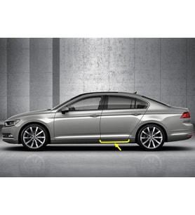 VW Passat B8 2015-2019 Sol Arka Kapı Bandı Çıtası Kromaj 3G0853333A