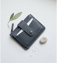 %100 Hakiki Deri Fermuarlı Çıt Çıtlı Küçük Boy Yeni Model Kredi Kartlık ve Cüzdan 11*8,5