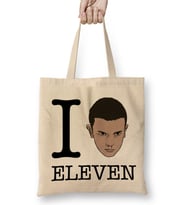 Stranger Things I Love Eleven Bez Çanta Uzun Saplı