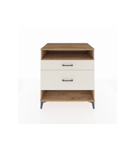 Kronos Şifonyer Tek Raflı 2 Çekmeceli 88x59x96 Çam-Aytaşı