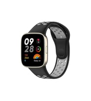 Redmi Watch 3 Spor Delikli Kordon (Saat Değildir) - Siyah-Gri