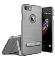 VRS iPhone 7 ile Uyumlu Simpli Lite Kılıf Steel Silver