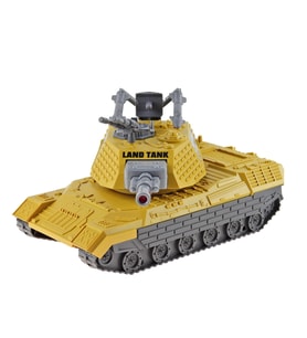 1:16 Ölçek Oyuncak  Tank Süper Tank Işıklı Sesli Sürtmeli 30 Cm