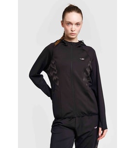 Kadın Fermuarlı Kapüşonlu Sweatshirt 26B-2001
