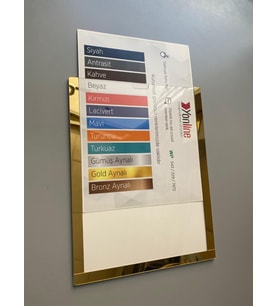 5 Adet A4 Gold Belge Sertifika Çerçevesi Kendinden Yapışkanlı Kolay Değiştirilebilir Föylük