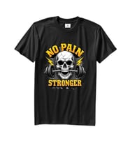 Mix T-Shirt Model No Pain Stronger Tasarım (,Hediye,Paketi Yapılır,Not Yazılır)
