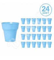 Parti Plastik Bardak 24lü Mavi