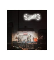 GARAGE Yazılı ve Şekilli Neon Tabela