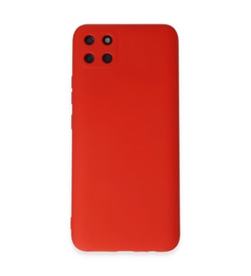 Realme C11 Kılıf Nano İçi Kadife Silikon - Kırmızı