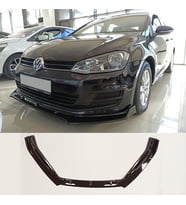 Vw Golf 7 Ön Tampon Altı Lip Plastik Kulaklı Parlak Siyah 3 Parça