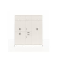 Hyperion Gardrop 10 Raflı 2 Çekmeceli 3 Askılı 220x44x243 Aytaşı-Aytaşı/Aytaşı
