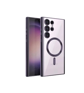 Galaxy S23 Ultra Kılıf Kross Magneticsafe Kapak - Mor