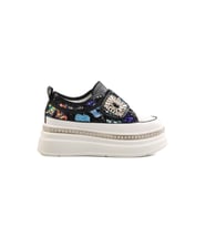 Guja Siyah Yüksek Taban Taş İşlemeli Kadın Sneaker 25Y423-1 Z