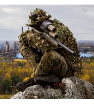NOVRITSCH U10F 3D GHILLIE ÜST GÖVDE KAMUFLAJI - FLECKTARN - SHOULDER PIECE