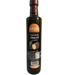 Canşifa İçilebilir Doğal Fermantasyon Ananas Sirkesi 500 ML