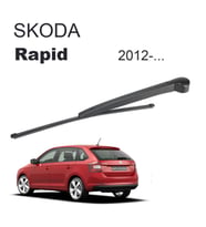 Skoda Rapid SpaceBack  Arka Silecek Kolu Süpürgesi Takım 2012 +