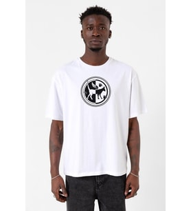 Monogatari Anime Tsubasa Cat Symbol Beyaz Erkek Oversize Tshirt