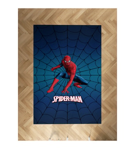 MEKTA HOME BEBEK VE ÇOCUK ODASI Spider Man Desenli Lacivert Halı