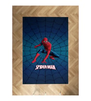 MEKTA HOME BEBEK VE ÇOCUK ODASI Spider Man Desenli Lacivert Halı