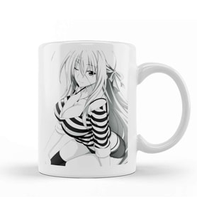 Ecchi Anime Highschool Rossweisse Kupa Bardak Porselen