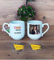 Biyoloji Mühendisi Kupa Bardak Oval Fotoğraflı Mühendisler Günü Hediyesi