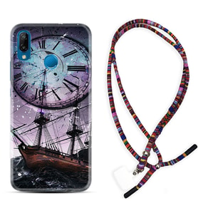 Huawei P20 Lite Mate 10 20 Lite Pro P40 Lite KılıfBoyun Asklı Rasta Silikon Time 1749