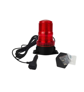 7 fonksiyonlu tepe lambası çakarlı mıknatıslı dikey model 12-30v kırmızı / LAIK537-2
