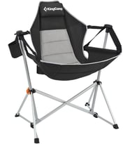 Kingcamp Orchid Salıncaklı Katlanır Kamp Sandalyesi Black/Grey (Çok Renkli)
