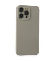 Northcity iPhone 15 Pro Max Kılıf - Nano İçi Kadife Silikon Beyaz Titanyum