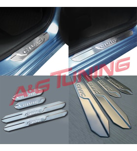 Honda Civic FB7 Krom Kapı Eşiği 4 Prç. 2012-2015 P.Çelik