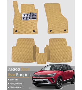 OPEL CROSSLAND (2020-2025) Uyumlu EVA Paspas Tam Set–Araca Özel,Kolay Montaj,Oto Paspas