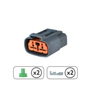 İş Makina Soketi 2 Pin Kablosuz