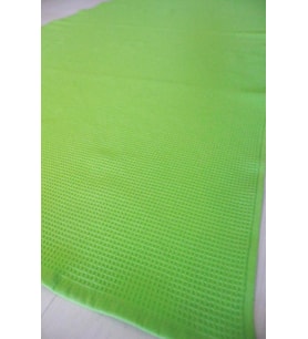 Kare Desen Peştamal & Banyo Havlusu %100 Pamuklu Fıstık Yeşili-100 x 150