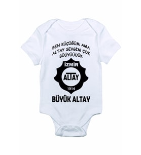 Unisex Bebek Beyaz Baskılı Bebek Zıbın Body