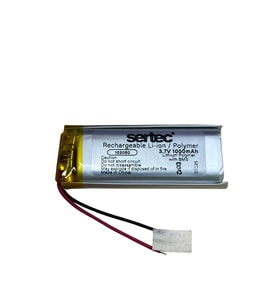 102050 3.7V 1000mAh Li-Polymer Pil (Devreli/1.5A)