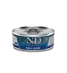 N&D Nd Ocean Tahılsız Ton Somon Yetişkin Yaş Mama 70 Gr X 3 Adet
