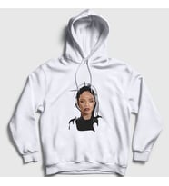 Presmono Unisex Beyaz Cool Rihanna Kapüşonlu Sweatshirt 331757tt