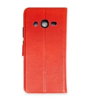 Mey İthalat® Samsung Galaxy J7 Kılıf Trend S Plus Kapaklı Kılıf - Kırmızı