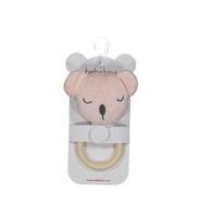 BEVI1377 Unisex Bebek Ahşap Saplı Çıngırak
