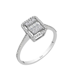 Sirius Clarissima Stella Baget Pırlanta Yüzük 0704R0403