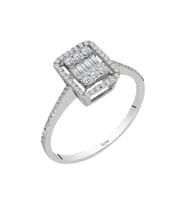 Sirius Clarissima Stella Baget Pırlanta Yüzük 0704R0403