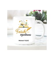 Kişiye Özel Tarih Öğretmeni Tasarımlı Kupa 11