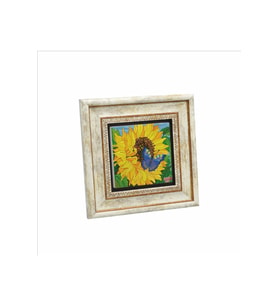 Kelebek Baskılı Taş Tablo 20x20