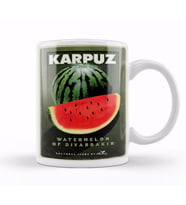 Diyarbakır Karpuzu Kupa Bardak Porselen