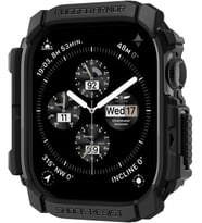 Apple Watch 46mm Seri 11/10 ile Uyumlu Kılıf Rugged Armor Matte Black - ACS08597