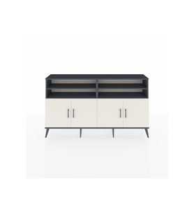 Arges Konsol 6 Raflı 4 Kapaklı 176x30x99 Antrasit-Aytaşı/Antrasit