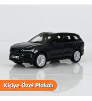 Volvo EX90 Metal Model Araba Füme - Kişiye Özel Plakalı (1:36 Ölçek)