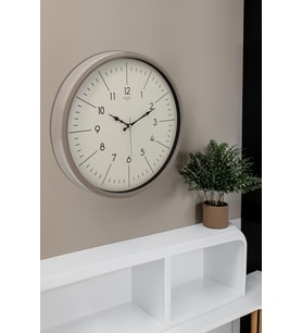 KUMBEJİ İNCE ÇİZGİLİ DUVAR SAATİ 50CM
